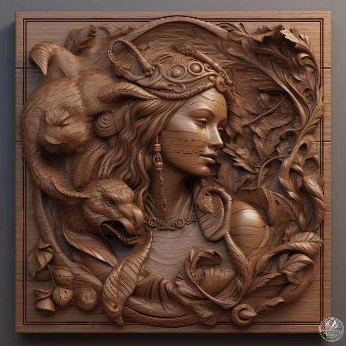 نموذج ثلاثي الأبعاد لآلة CNC 3D Art 